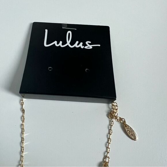 🍭4/$20 New Lulu’s Gold Medallion Double Stranded Choker Necklace - Picture 6 of 6